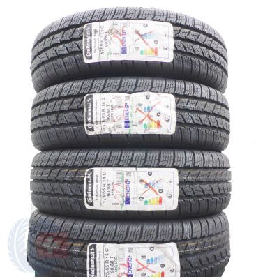 175 65 14C 4x CONTINENTAL 175/65 R14C 90/88T VanContact Winter Winterreifen 2022 VOLL WIE NEU 