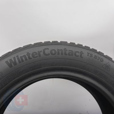 6. 185 60 15 4x CONTINENTAL 185/60 R15 88T XL WinterContact TS 870 Winterreifen 2022 7-8,2mm