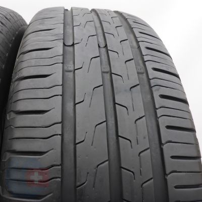 2. 195 65 15 4x CONTINENTAL 195/65 R15 91V EcoContact6 Sommerreifen 2019 5,5-6mm