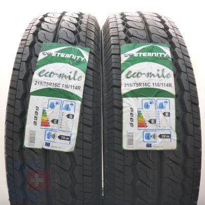 5. 215 75 16C 4x ETERNITY 215/75 R16C 116/114R Eco-Mile Sommerreifen 2016 Ungebraucht   