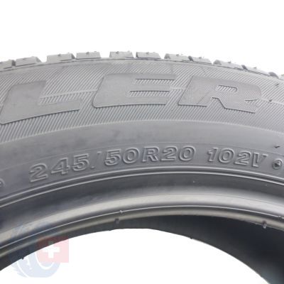 7. 4 x BRIDGESTONE 245/50 R20 102V Dueler H/L 400 Sommerreifen M+S 2016 VOLL Wie Neu