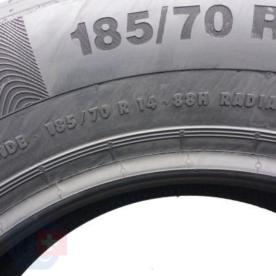 6. 185 70 14 2x CONTINENTAL 185/70 R14 88H ContiPremiumContact 5 Sommerreifen 2022 VOLL WIE NEU 