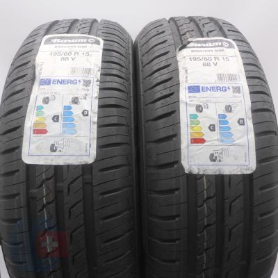 3. 195 60 15 4x BARUM 195/60 R15 88V Bravuris 5 Sommerreifen 2022 VOLL WIE NEU 