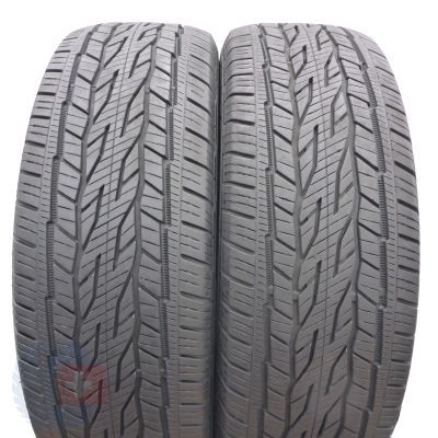 255 60 18 2x CONTINENTAL 255/60 R18 112H XL ContiCrossContact LX2 Sommerreifen 2018 7mm Wie Neu