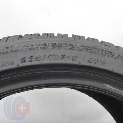 3. 235 40 19 1x BRIDGESTONE 235/40 R19 96W XL Blizzak6 Winterreifen 2024 7,5mm
