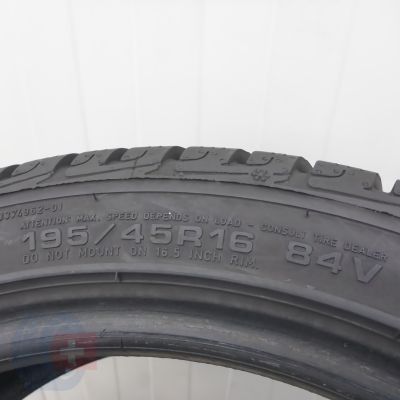 7. 195 45 16 2x GOODYEAR 195/45 R16 84V XL UltraGrip Performance+ Winterreifen  2021 8,8mm