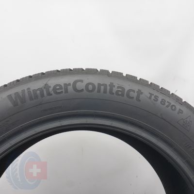 7. 215 55 17 4x CONTINENTAL 215/55 R17 98V XL WinterContact TS 870 P Winterreifen  2025 8,8-8,2mm