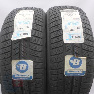 215 50 18 2x BARUM 215/50 R18 92V Polaris 5 Winterreifen 2019 VOLL WIE NEU