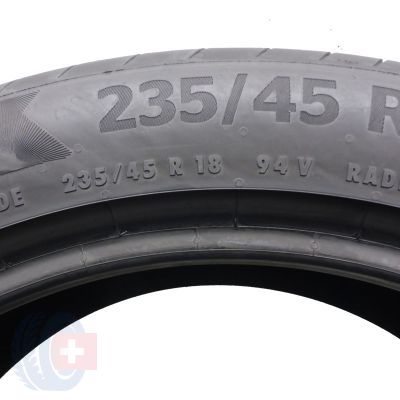 5. 4 x CONTINENTAL 235/45 R18 94V PremiumContact 6 Sommerreifen 2021 6-7mm