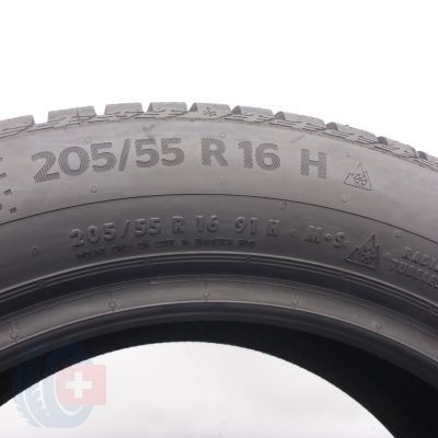 3. 205 55 16 1x CONTINENTAL 205/55 R16 91H WinterContact TS 860S BMW RunFlat Winterreifen 2022 VOLL