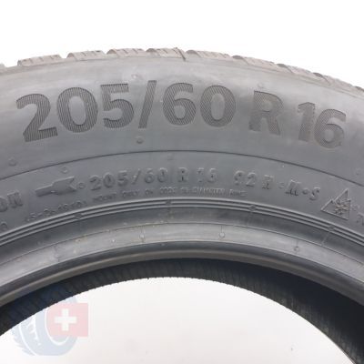 7.  205 60 16 4x CONTINENTAL 205/60 R16 92H WinterContact TS 870P Winterreifen 2022 Ungebraucht   