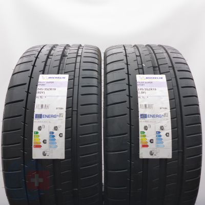 4. 245 35 19 4x MICHELIN 245/35 R19 93Y XL BMW Pilot Super Sport Sommerreifen 2025 WIE NEU VOLL