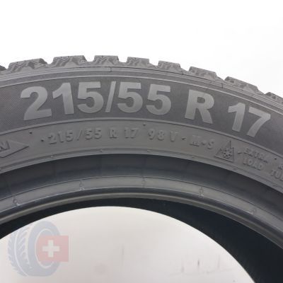 7. 215 55 17 4x SEMPERIT 215/55 R17  98V XL Speed-Grip 5 Winterreifen 2025 8,5 i 7,8mm