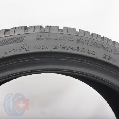 7. 215 45 20 1x BRIDGESTONE 215/45 R20  95W XL Blizzak 6 Winterreifen 2025 8,2mm WIE NEU   