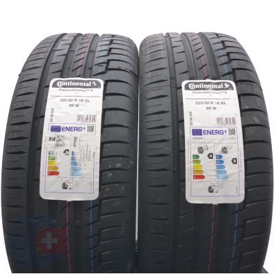4. 225 50 18 4x CONTINENTAL 225/50 R18 99W XL PremiumContact6 BMW Sommerreifen 2025 VOLL WIE NEU