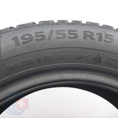 6. 195 55 15 2x CONTINENTAL 195/55 R15 85T WinterContact TS860 Winterreifen 2021 7,8-8mm