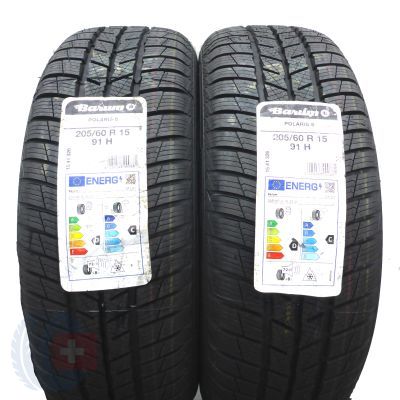 205 60 15 2x BARUM 205/60 R15 91H Polaris 5 Winterreifen 2021 VOLL WIE NEU