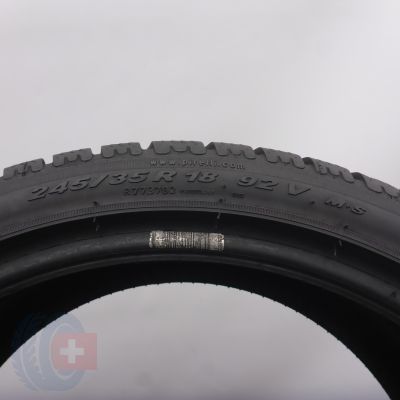 5. 245 35 18 2x PIRELLI 245/35 R18 92V XL Sottozero W240 Winterreifen 2020 7,7mm