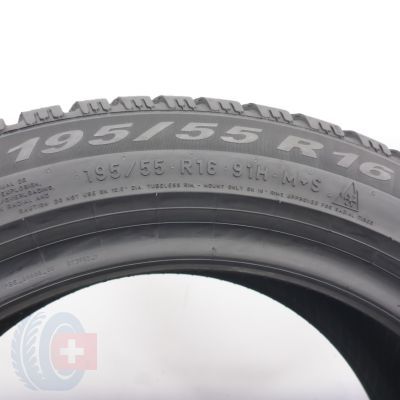 4. 195 55 16 2x PIRELLI 195/55 R16 91H XL Winter 2 Cinturato Winterreifen 2022 7,8mm