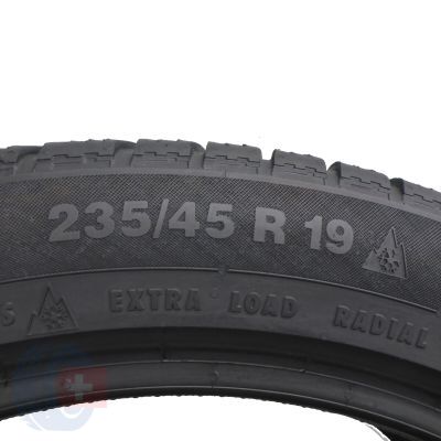6. 235 45 19 4x CONTINENTAL 235/45 R19 99V XL ContiWinterContact TS830P MO Winterreifen 2016, 2019 6,2-7mm
