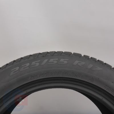 5. 225 55 17 2x PIRELLI 225/55 R17 97H Sottozero 3 Winter RunFlat BMW Winterreifen 2022 6,2-6,8mm