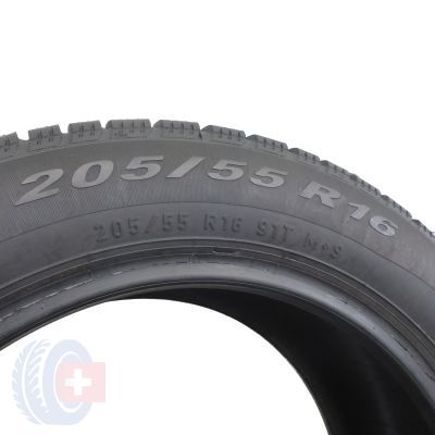 5. 4 x PIRELLI 205/55 R16 91T Snowcontrol Serie 3 Winter 190 Winterreifen 2014, 2015 6,5-7mm
