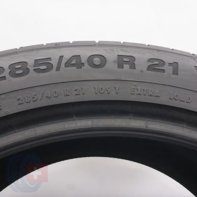 4. 285 40 21 2x CONTINENTAL 285/40 R21 109Y XL ContiSportContact 5 AO Sommerreifen 2022 7mm