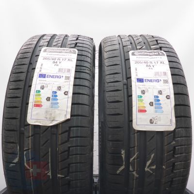 5. 205 40 17 4x CONTINENTAL 205/40 R17 84Y XL PremiumContact6 Sommerreifen 2023 VOLL
