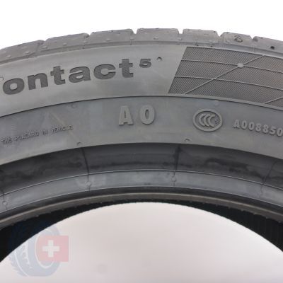 6. 245 45 18 4x CONTINENTAL 245/45 R18 96Y ContiSportContact 5 A0 Soomerrifen 2022 VOLL WIE NEU 