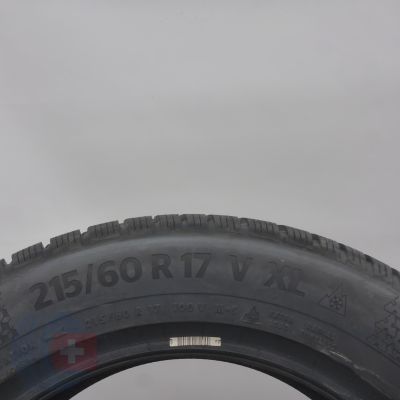 6.  215 60 17 2x CONTINENTAL 215/60 R17 100V XL WinterContact TS 870 P Winterreifen 2022 VOLL 