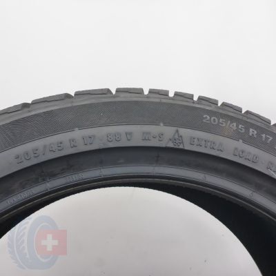 8.  205 45 17 CONTINENTAL 205/45 R17 88V XL ContiWinterContact TS 830 P RFT Winterreifen  2022/23 Ungebraucht   