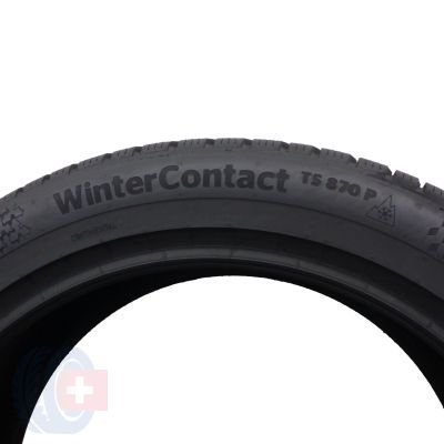 4. 245 45 19 1x CONTINENTAL 245/45 R19 102V XL WinterContact TS870P Winterreifen 8mm 2023 Wie Neu