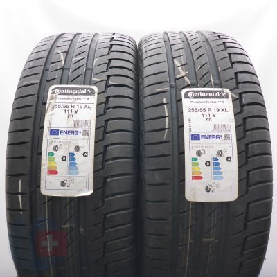 4. 255 55 19 4x CONTINENTAL 255/55 R19 111V XL PremiumContact 6 Sommerreifen 2022 UNGEBRAUCHT