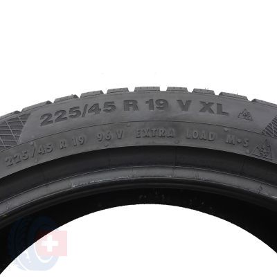 5. 225 45 19 2x CONTINENTAL 225/45 R19 96V XL WinterContact Ts850P Winterreifen 2019 7,5mm