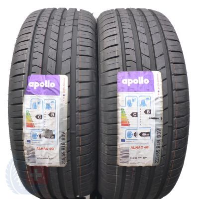 4. 215 55 16 4x APOLLO 215/55 R16 93V Alnac 4G Sommerreifen 2017 VOLL Ungebraucht