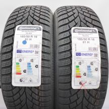 185 50 16 2x CONTINENTAL 185/50 R16 81H WinterContact TS 870 Winterreifen 2023 VOLL WIE NEU  