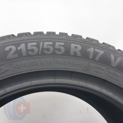 6. 215 55 17 4x SEMPERIT 215/55 R17 98V XL Speed-Grip 5 Winterreifen 2024 7,5 i 7mm