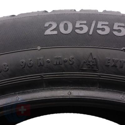 4.  205 55 18 1x CONTINENTAL 96H XL ContiWinterContact TS 830 P BMW Winterreifen 2022 8,2mm