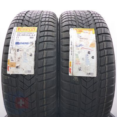 225 45 19 2x PIRELLI  225/45 R19 96V XL Winter Sottozero 3 RFT BMW Winterreifen 2024 VOLL WIE NEU 
