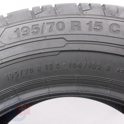5. 195 70 15C 2x CONTINENTAL 195/70 R15C 104/102R ContiVanContact Sommerreifen 2019 VOLL WIE NEU