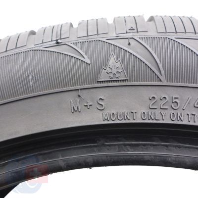 2. 225 45 17 2x COOPER 225/45 R17 91H Wm-Sa2+ Winterreifen 2018 WIE NEU 8,2mm