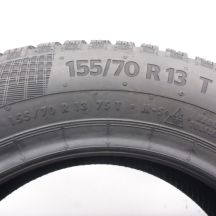 5. 155 70 13 2x CONTINENTAL 155/70 R13 75T WinterContact TS 860 Winterreifen 2023 VOLL WIE NEU