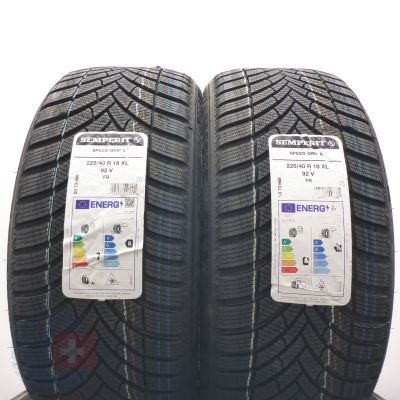 4.  225 40 18 4x SEMPERIT 225/40 R18 92V XL Speed-Grip 5 Winterreifen 2026 VOLL WIE NEU 