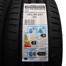 2. 4 x BRIDGESTONE 205/45 R17 84V Turanza T005 Sommerreifen 2019, 2021 WIE NEU VOLL