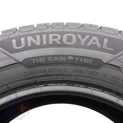 8. 215 65 16C 4x UNIROYAL 215/65 R16C 109/107T Rain Max 3 Sommerreifen 2019/23 5,5-6,8mm