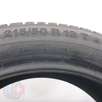 5.  215 50 19 1x CONTINENTAL  215/50 R19 93T WinterContact TS 850 P SEAL+Winterreifen 2023  VOLL WIE NEU 