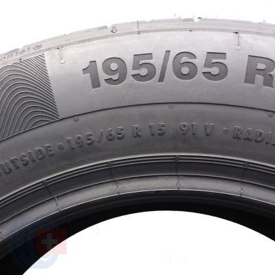 4. 195 65 15 2x CONTINENTAL 195/65 R15 91V ContiPremiumContact 5 Sommerreifen 2015 UNGEBRAUCHT VOLL