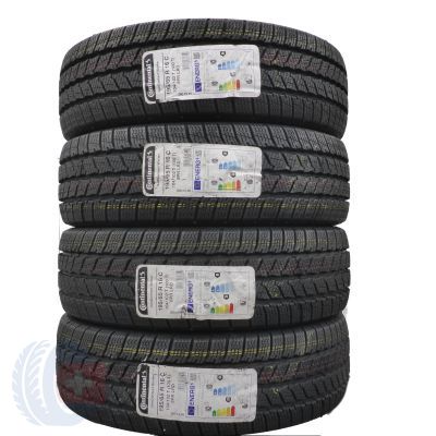 195 65 16C 4x CONTINENTAL 195/65 R16C 104/102T VanContact Winter Winterreifen 2023 WIE NEU VOLL