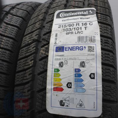 3. 215 60 16C 2x CONTINENTAL 215/60 R16C 103/101T VanContact Winter Winterreifen 2021 VOLL 3. 215 60 16C 2x CONTINENTAL 215/60 R16C 103/101T VanContact Winter Winterreifen 2021 VOLL
