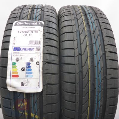 175 60 15 2x CONTINENTAL 175/60 R15  81H UltraContact Sommerreifen 2022 VOLL 175 60 15 2x CONTINENTAL 175/60 R15  81H UltraContact Sommerreifen 2022 VOLL